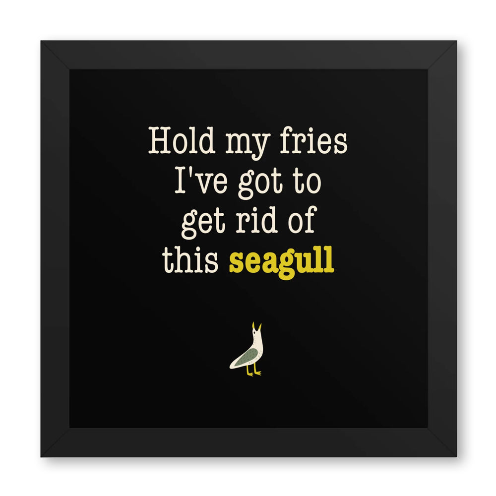 Hold My Fries Framed Print