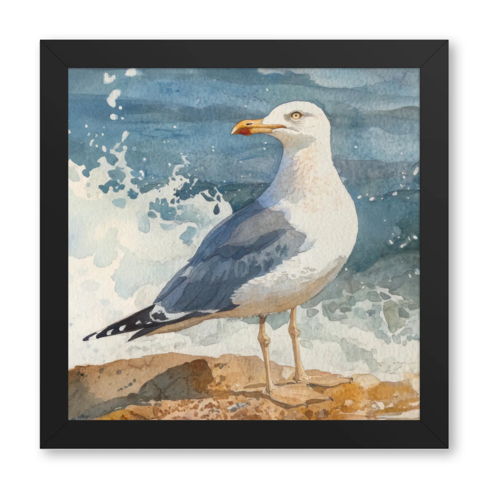 Seagull Framed Poster