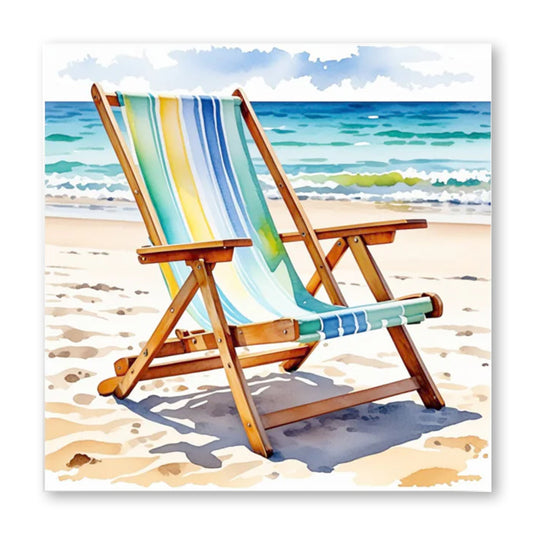 Beach Chair Print