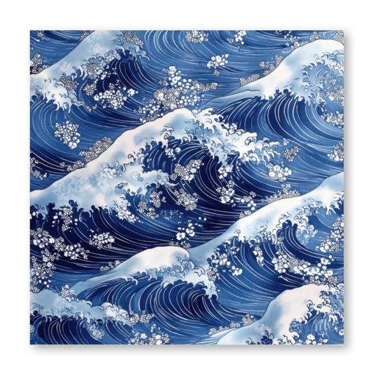 Japanese Waves Print
