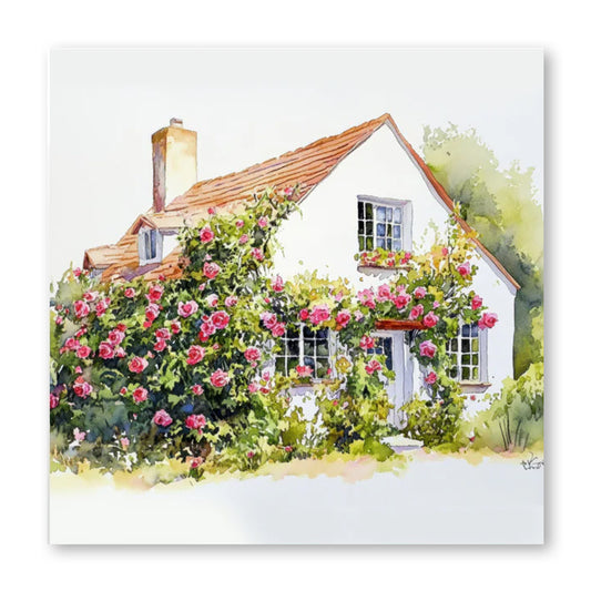 Rose Cottage Print
